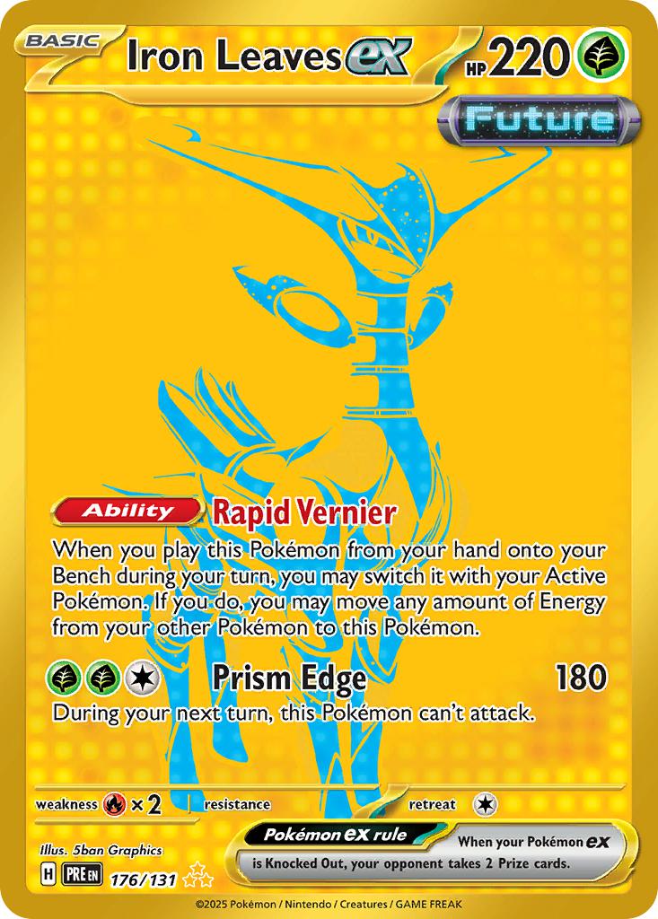 Iron Leaves ex - 176/131 - Hyper Rare [sv085-176] [Secret]