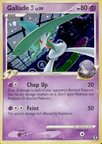 Gallade 4 - Cosmos Holo - 20/111 - Rare [pl2-20] [Holo]