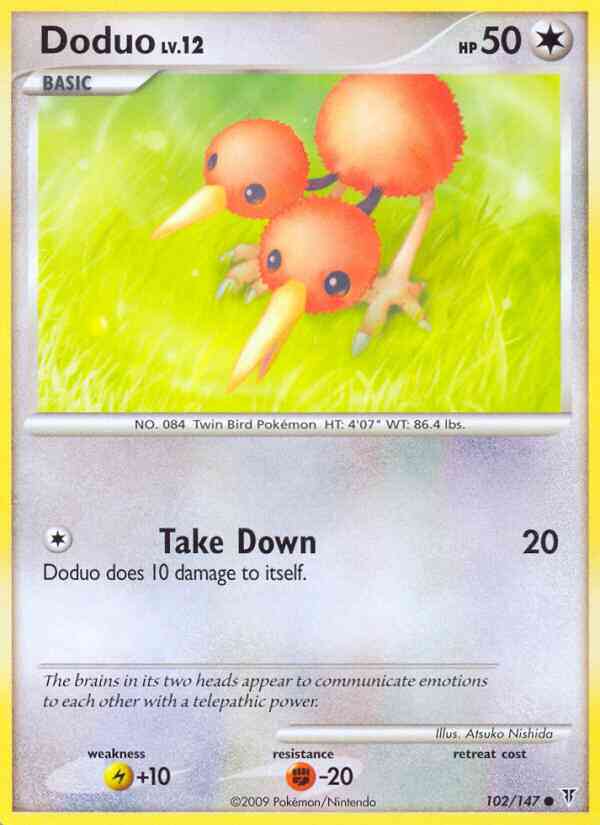 Doduo - 102/147 - Common [pl3-102] [Non-Holo]