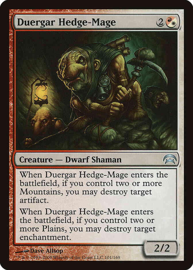 Duergar Hedge-Mage [101] [Planechase] [Non-Foil]