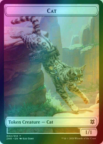 Cat Token (02) // Hydra Token (09) [Zendikar Rising Tokens] [Foil]