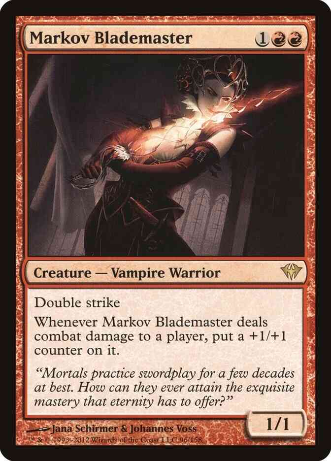 Markov Blademaster [96] [Dark Ascension] [Non-Foil]