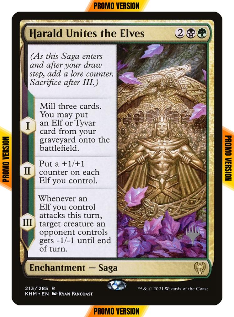 Harald Unites the Elves [Promo Pack] [213p] [Kaldheim Promos] [Foil]