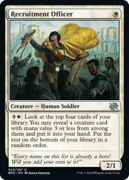 Recruitment Officer [23] [The Brothers' War] [Non-Foil]