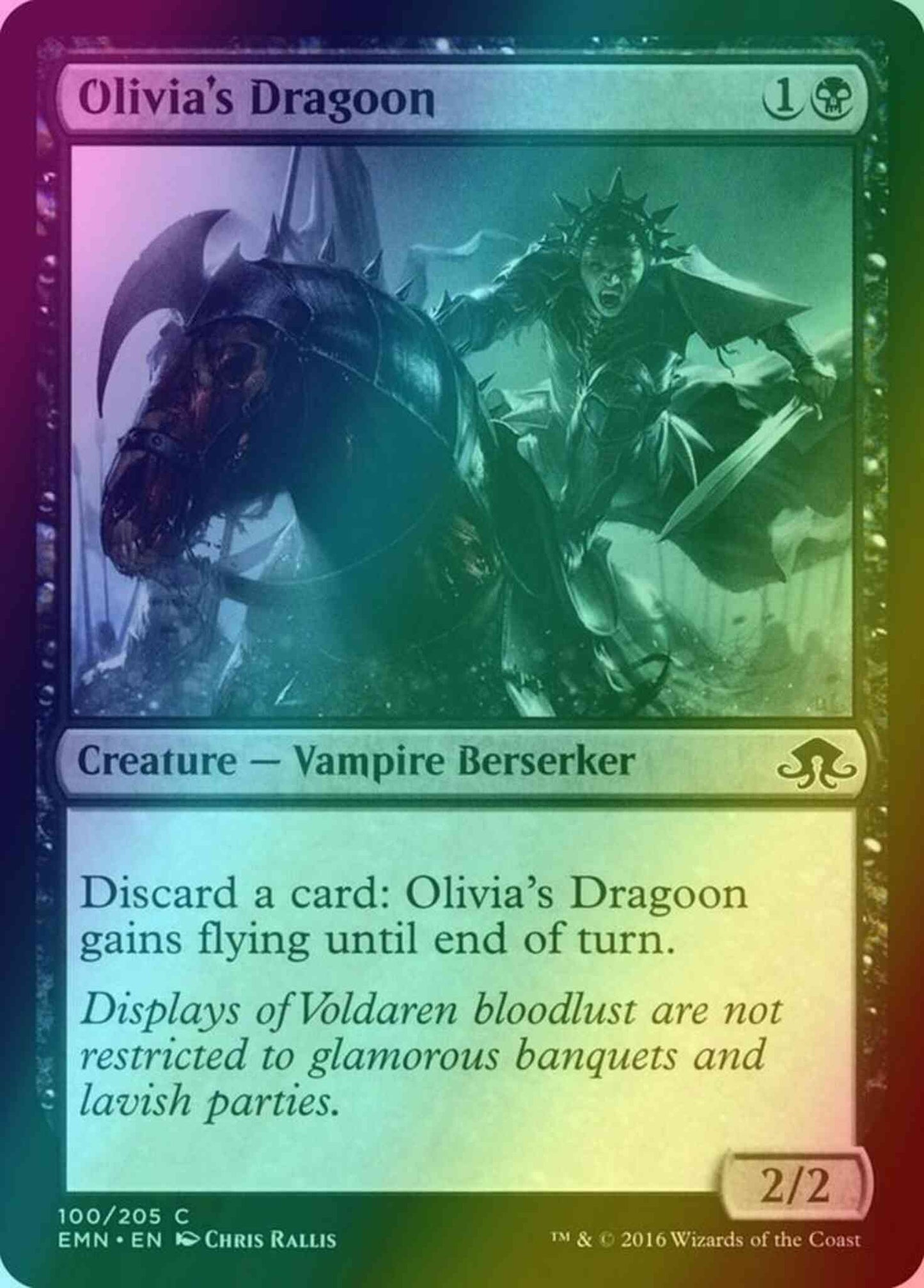 Olivia's Dragoon [100] [Eldritch Moon] [Foil]