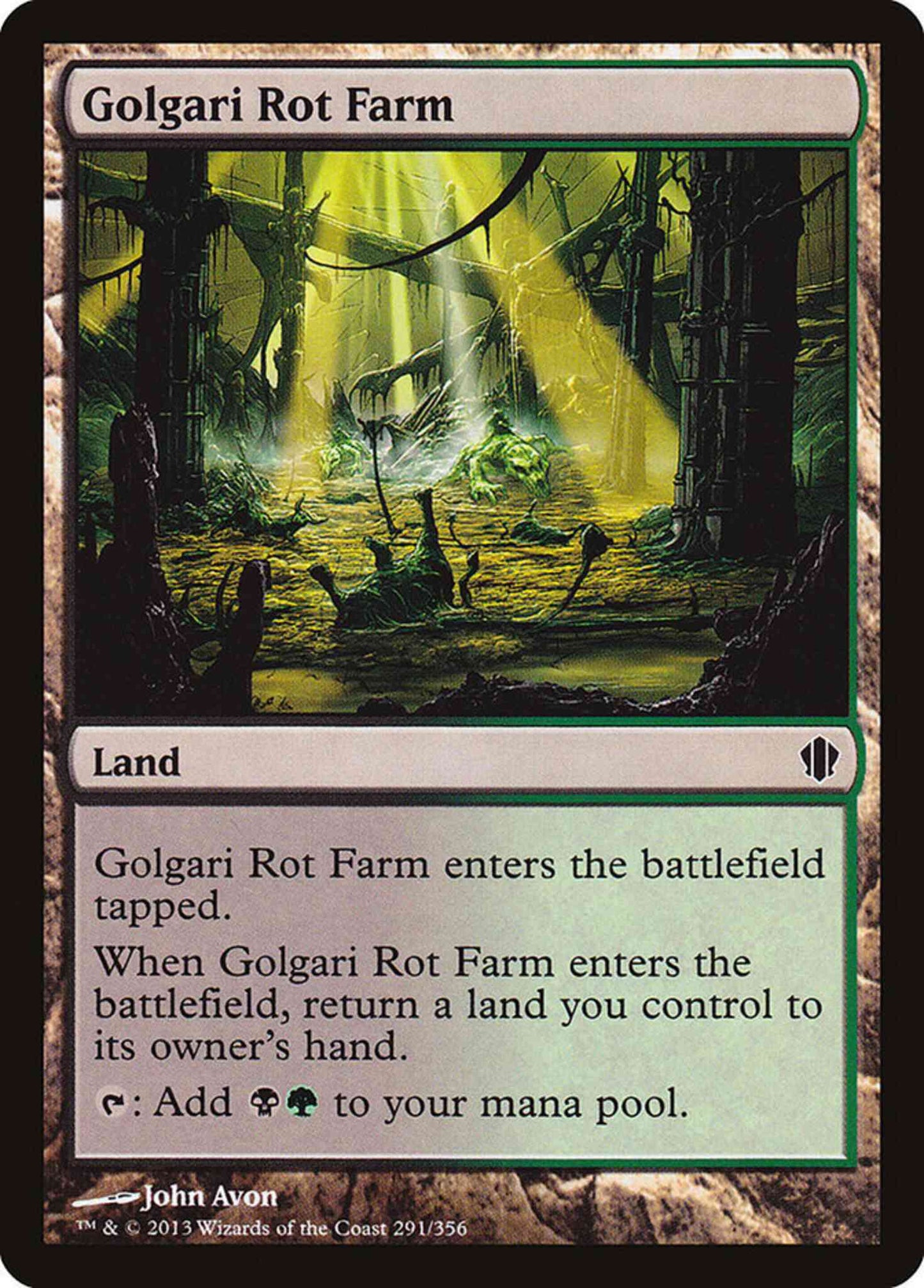 Golgari Rot Farm [291] [Commander 2013] [Non-Foil]