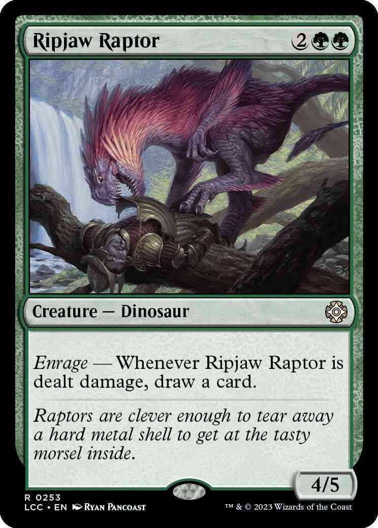 Ripjaw Raptor [253] [The Lost Caverns of Ixalan: Commander] [Non-Foil]