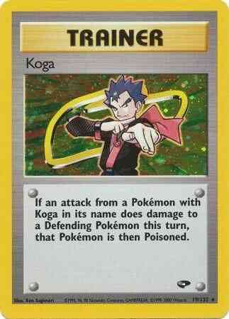 Koga - 19/132 - Rare - Unlimited [gym2U-19] [Holo]