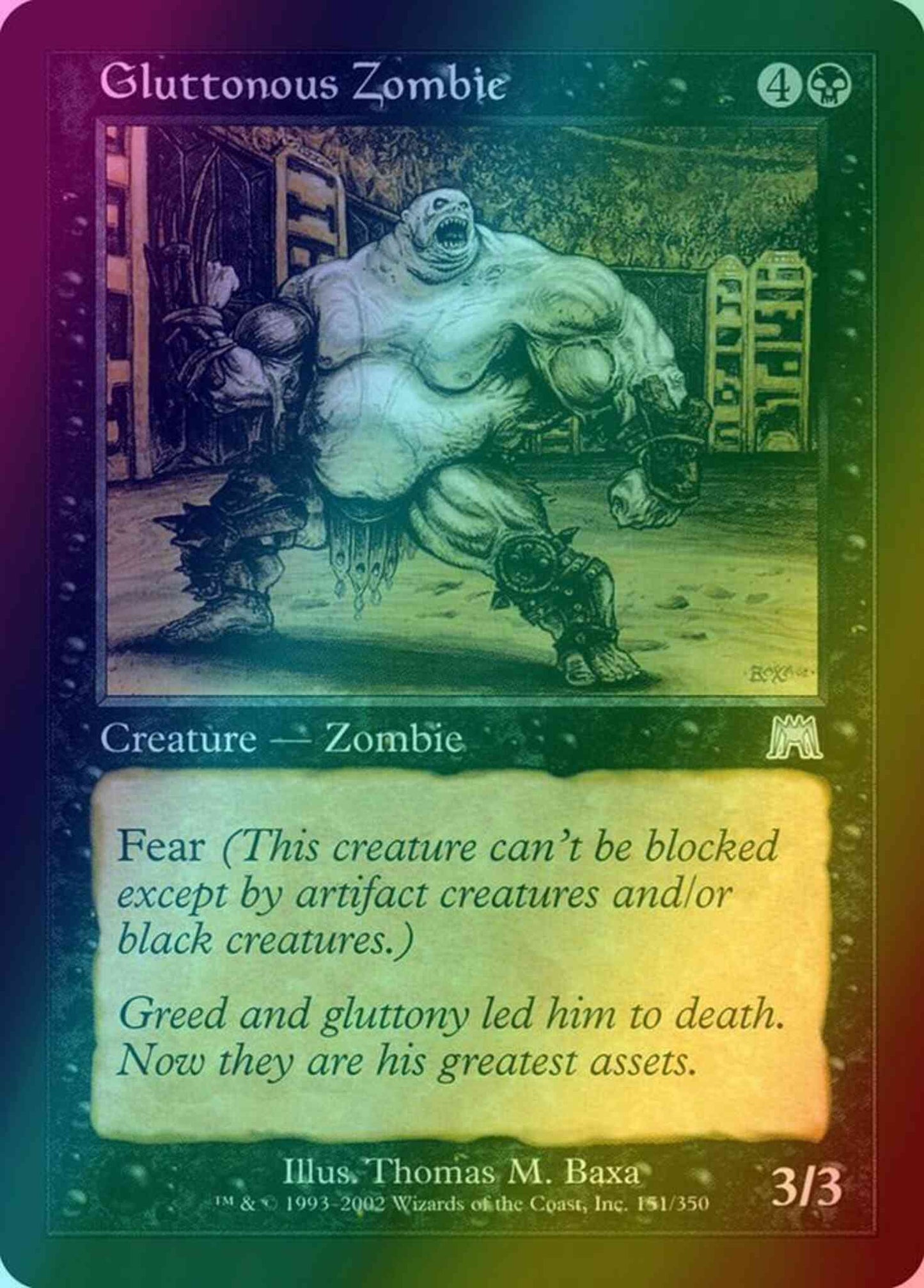 Gluttonous Zombie [151] [Onslaught] [Foil]
