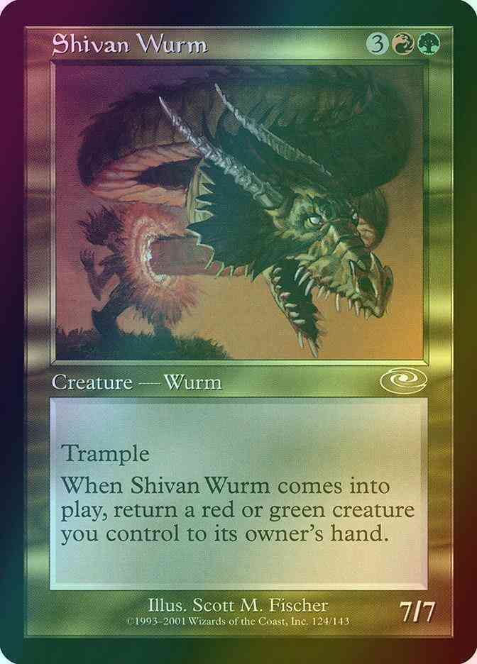 Shivan Wurm [124] [Planeshift] [Foil]