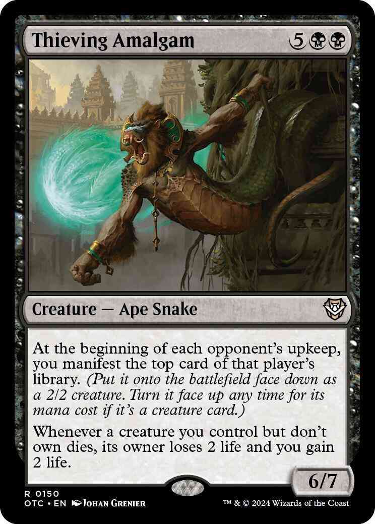Thieving Amalgam [150] [Outlaws of Thunder Junction: Commander] [Non-Foil]
