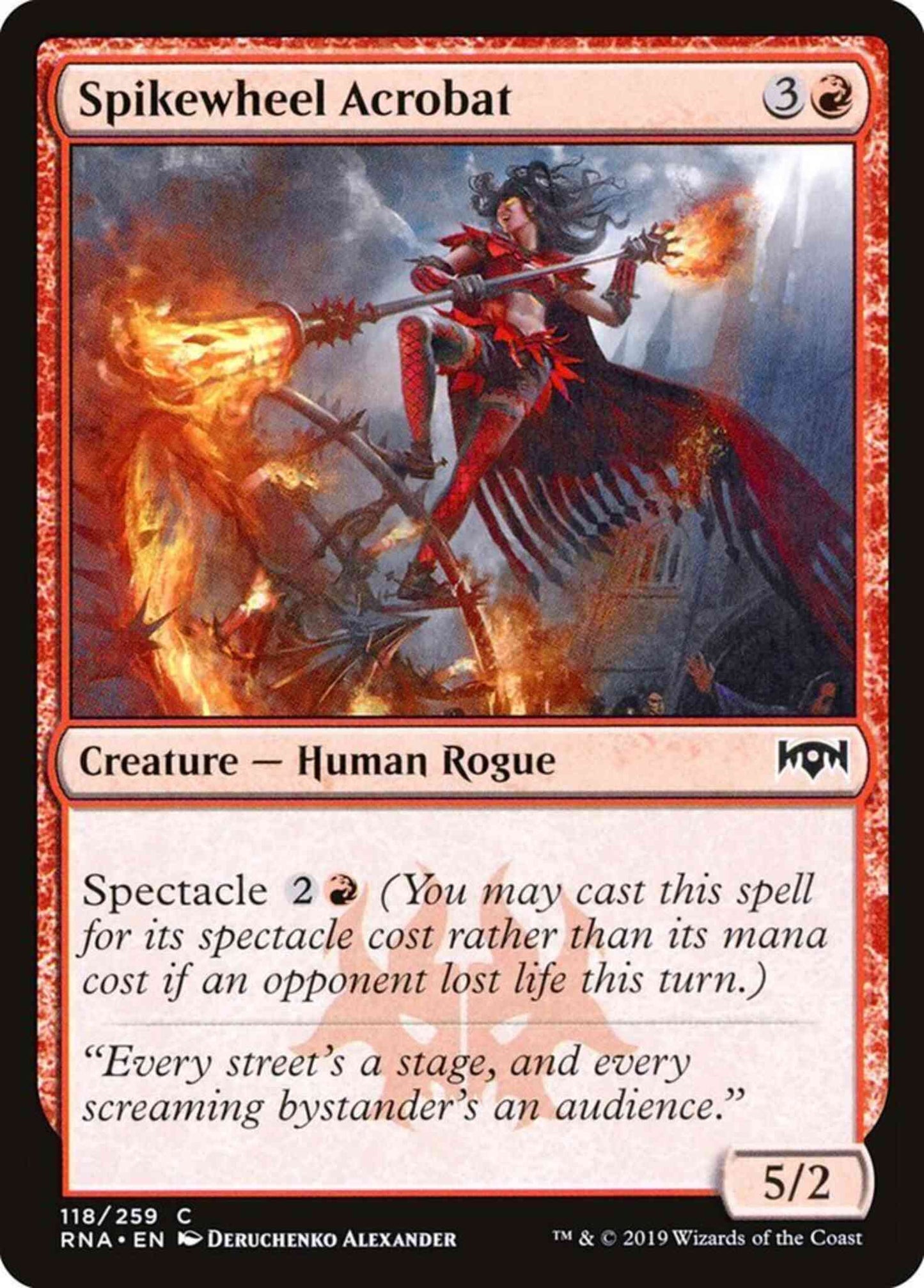 Spikewheel Acrobat [118] [Ravnica Allegiance] [Non-Foil]