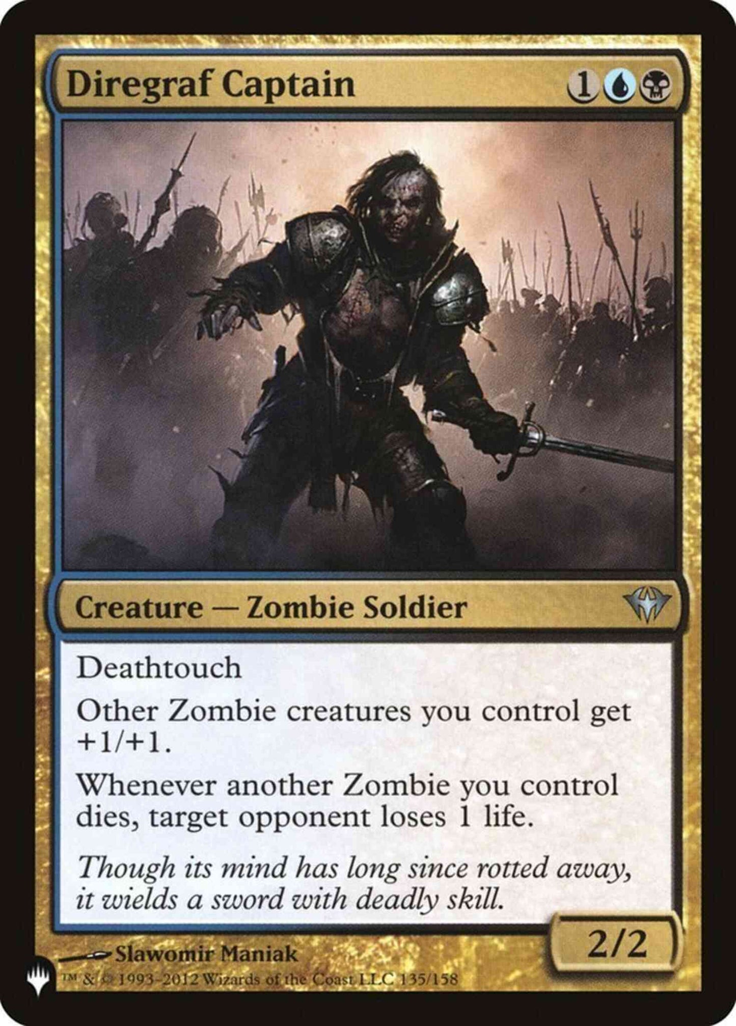 Diregraf Captain [DKA-135] [The List] [Non-Foil]