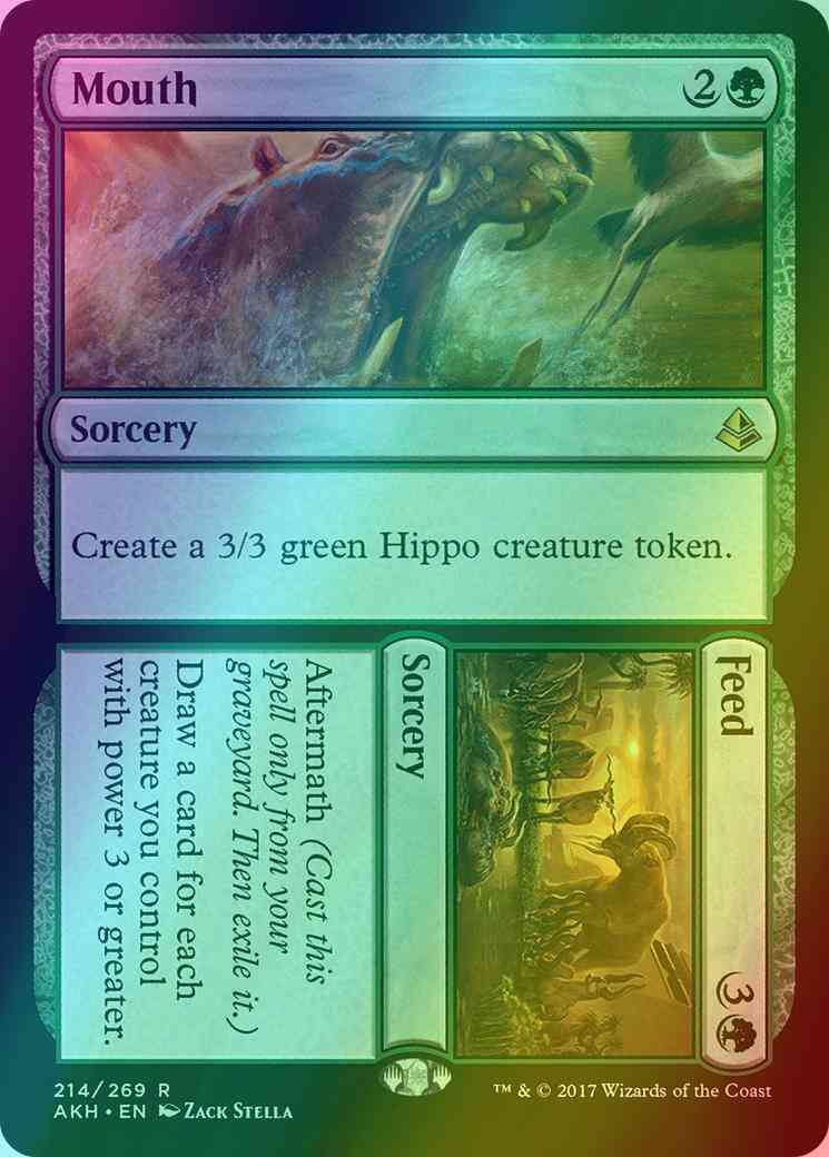 Mouth // Feed [214] [Amonkhet] [Foil]