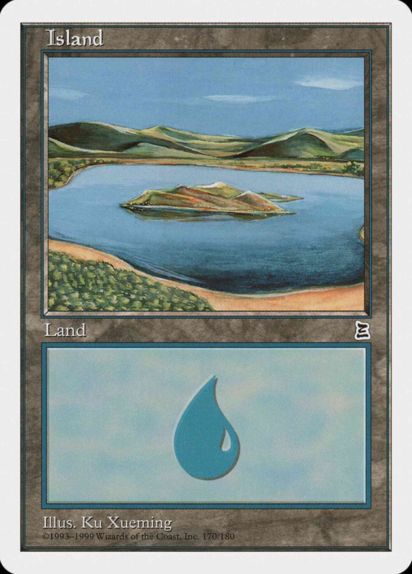 Island - Japanese [170] [Japanese Portal Three Kingdoms] [Non-Foil]