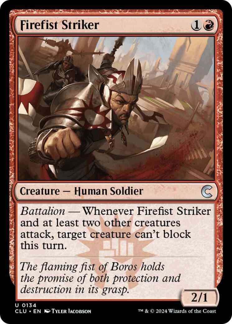 Firefist Striker [134] [Ravnica: Clue Edition] [Non-Foil]