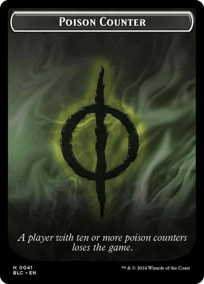 Poison Counter Token (41) // Rabbit Token (03) [Bloomburrow: Commander: Tokens] [Non-Foil]
