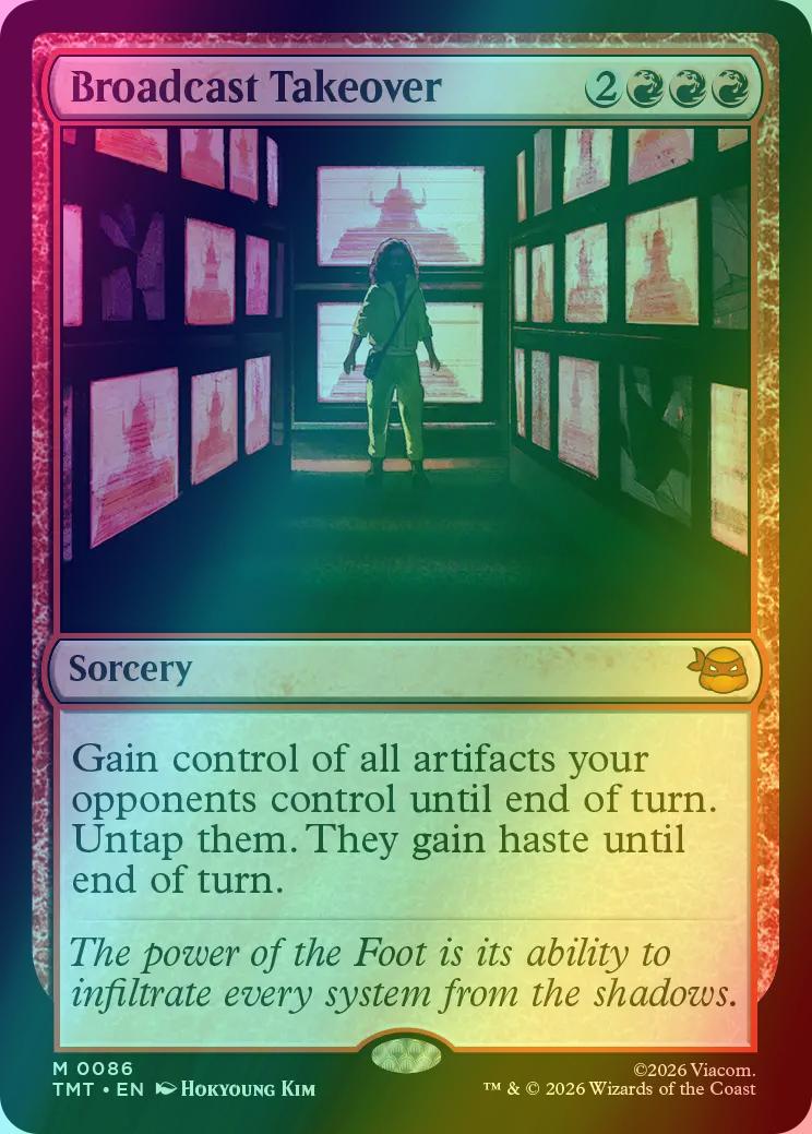 Broadcast Takeover [86] [Teenage Mutant Ninja Turtles] [Foil]