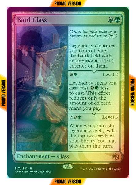 Bard Class [217x] [Ampersand] [Adventures in the Forgotten Realms Promos] [Foil]