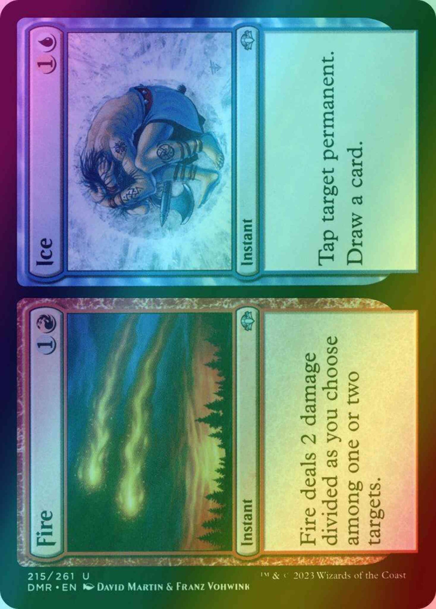 Fire // Ice [215] [Dominaria Remastered] [Foil]