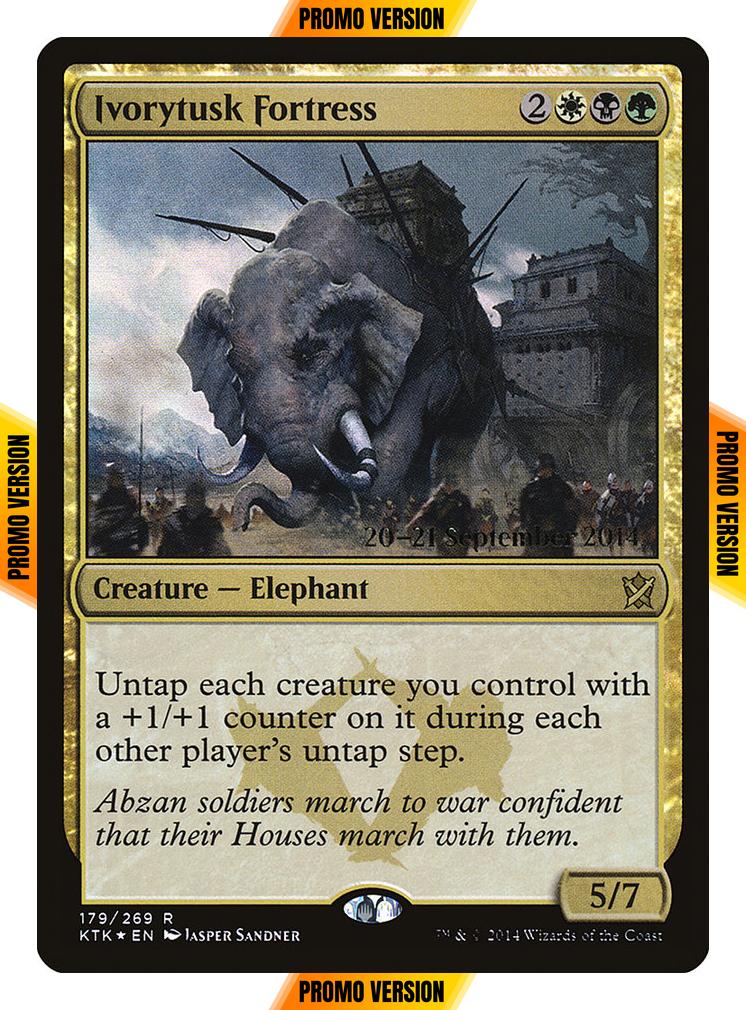 Ivorytusk Fortress [179s] [Khans of Tarkir Promos] [Foil]