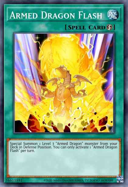 Armed Dragon Flash - BLVO-EN051 - Secret Rare - 1st Edition