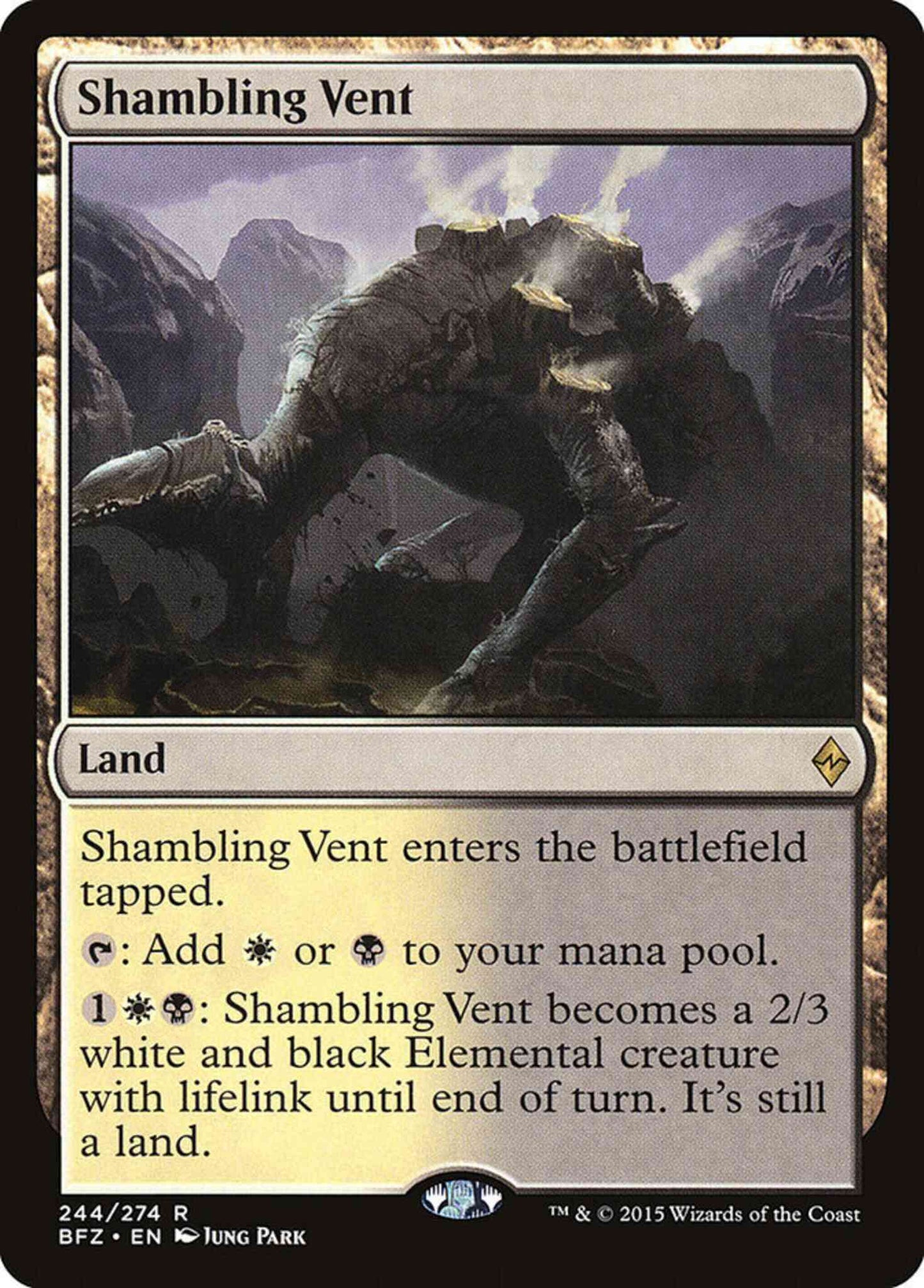 Shambling Vent [244] [Battle for Zendikar] [Non-Foil]