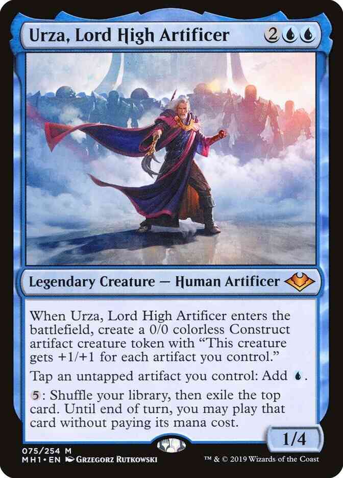 Urza, Lord High Artificer [75] [Modern Horizons] [Non-Foil]