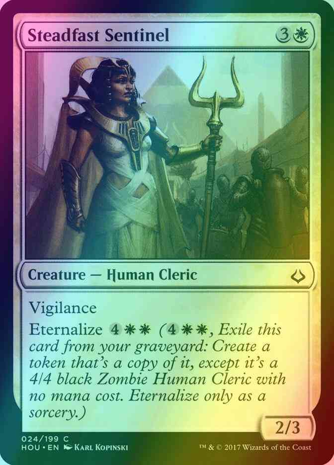 Steadfast Sentinel [24] [Hour of Devastation] [Foil]