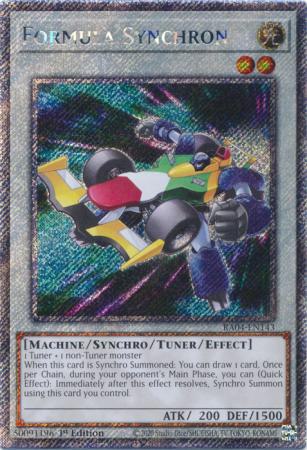 Formula Synchron - RA04-EN143 - Platinum Secret Rare - 1st Edition