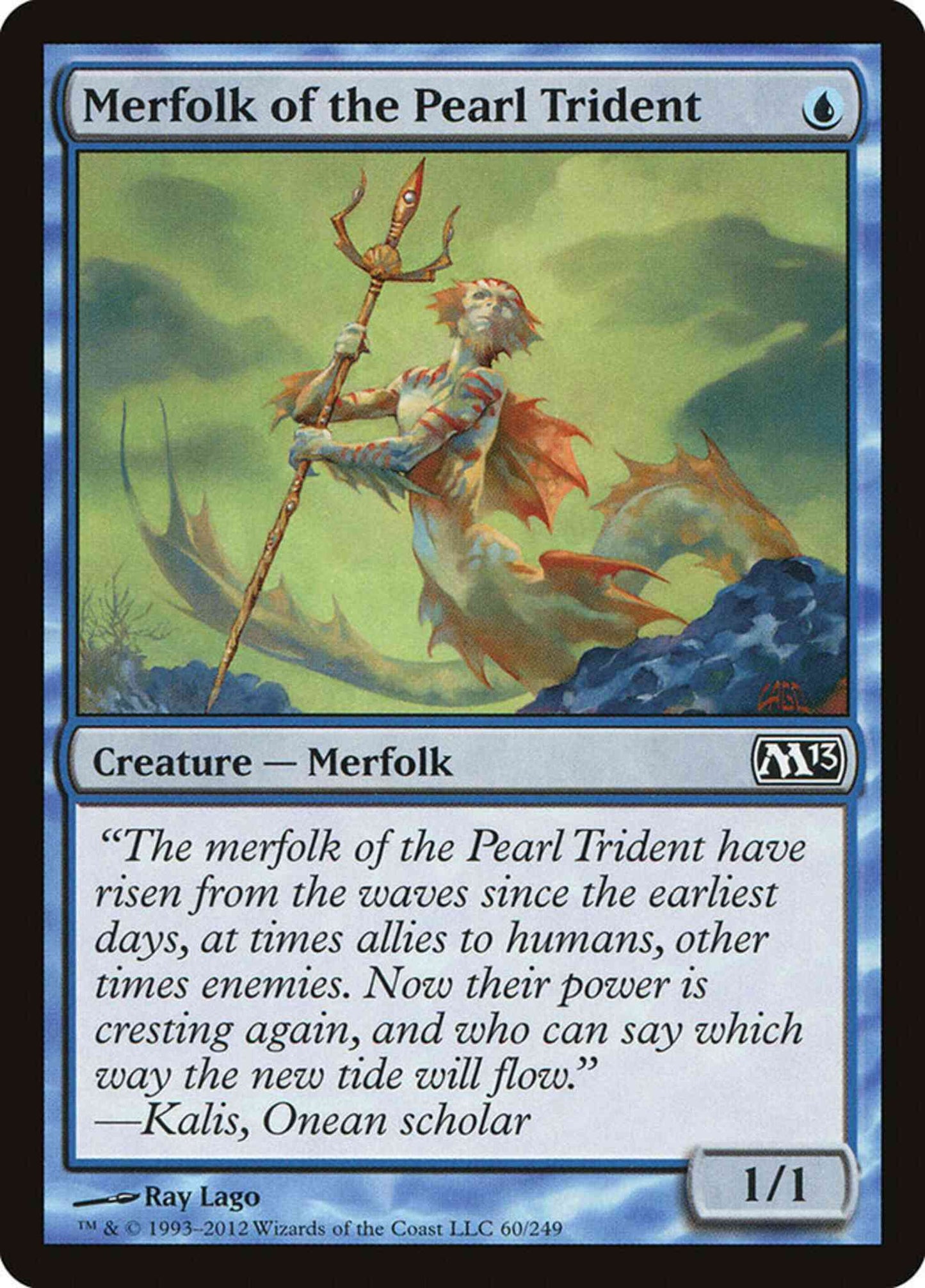 Merfolk of the Pearl Trident [60] [Magic 2013] [Non-Foil]