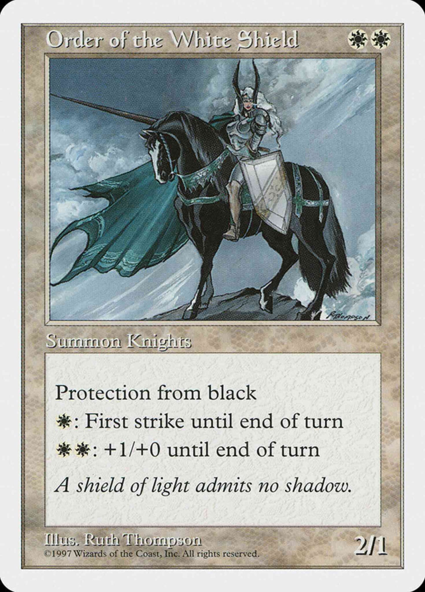Order of the White Shield [49] [Fifth Edition] [Non-Foil]