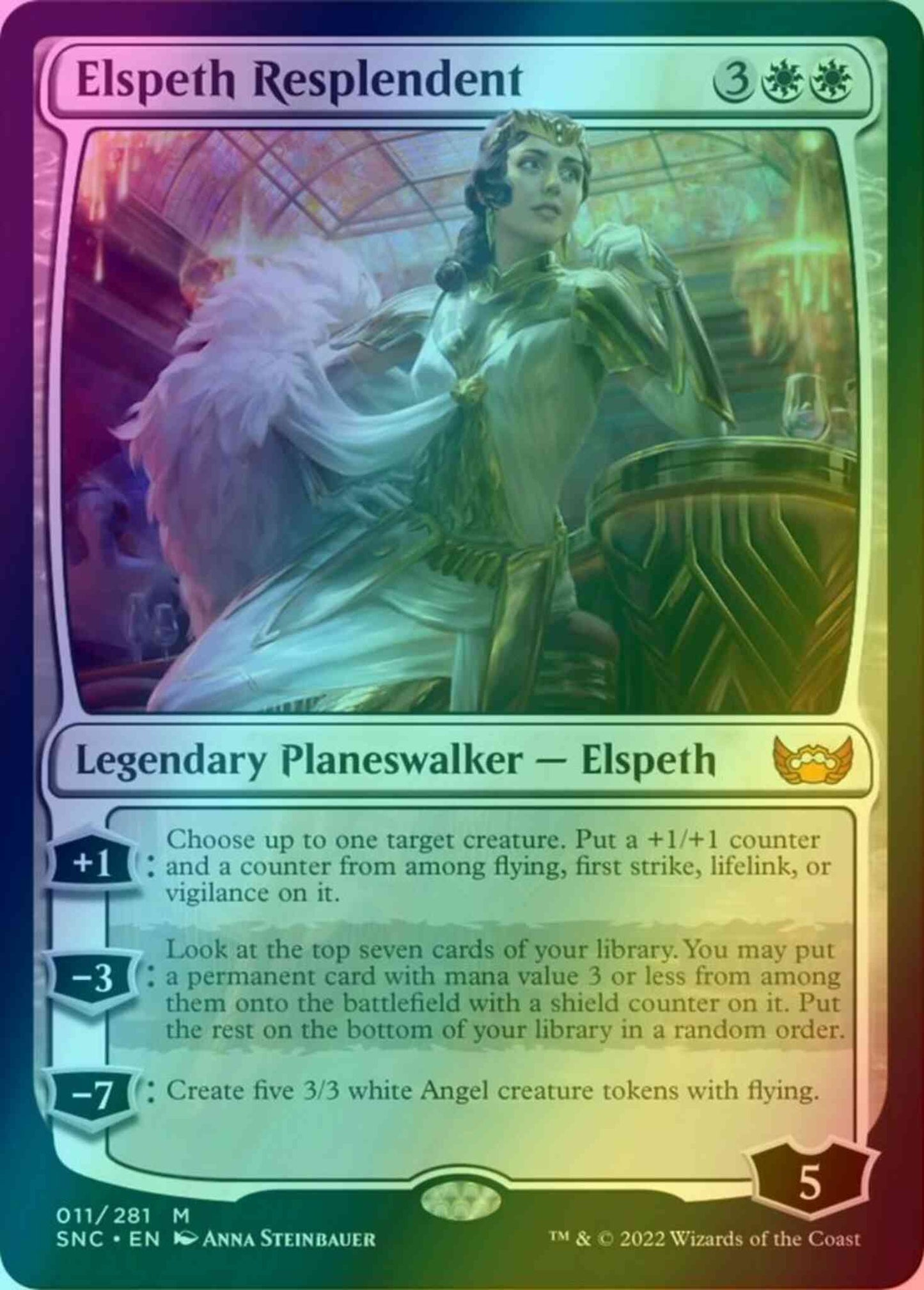 Elspeth Resplendent [11] [Streets of New Capenna] [Foil]