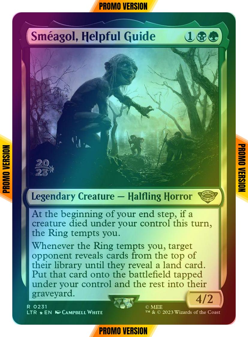 Sméagol, Helpful Guide [231s] [Prerelease] [The Lord of the Rings: Tales of Middle-earth: Promos] [Foil]