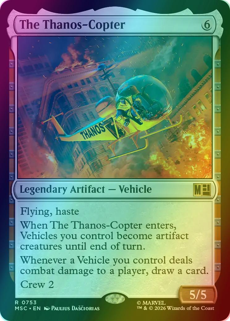The Thanos-Copter [753] [Jumpstart] [Marvel Super Heroes: Commander] [Foil]