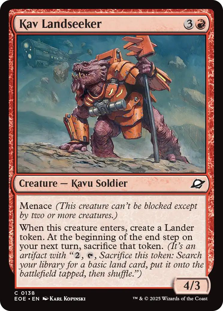 Kav Landseeker [138] [Edge of Eternities] [Non-Foil]