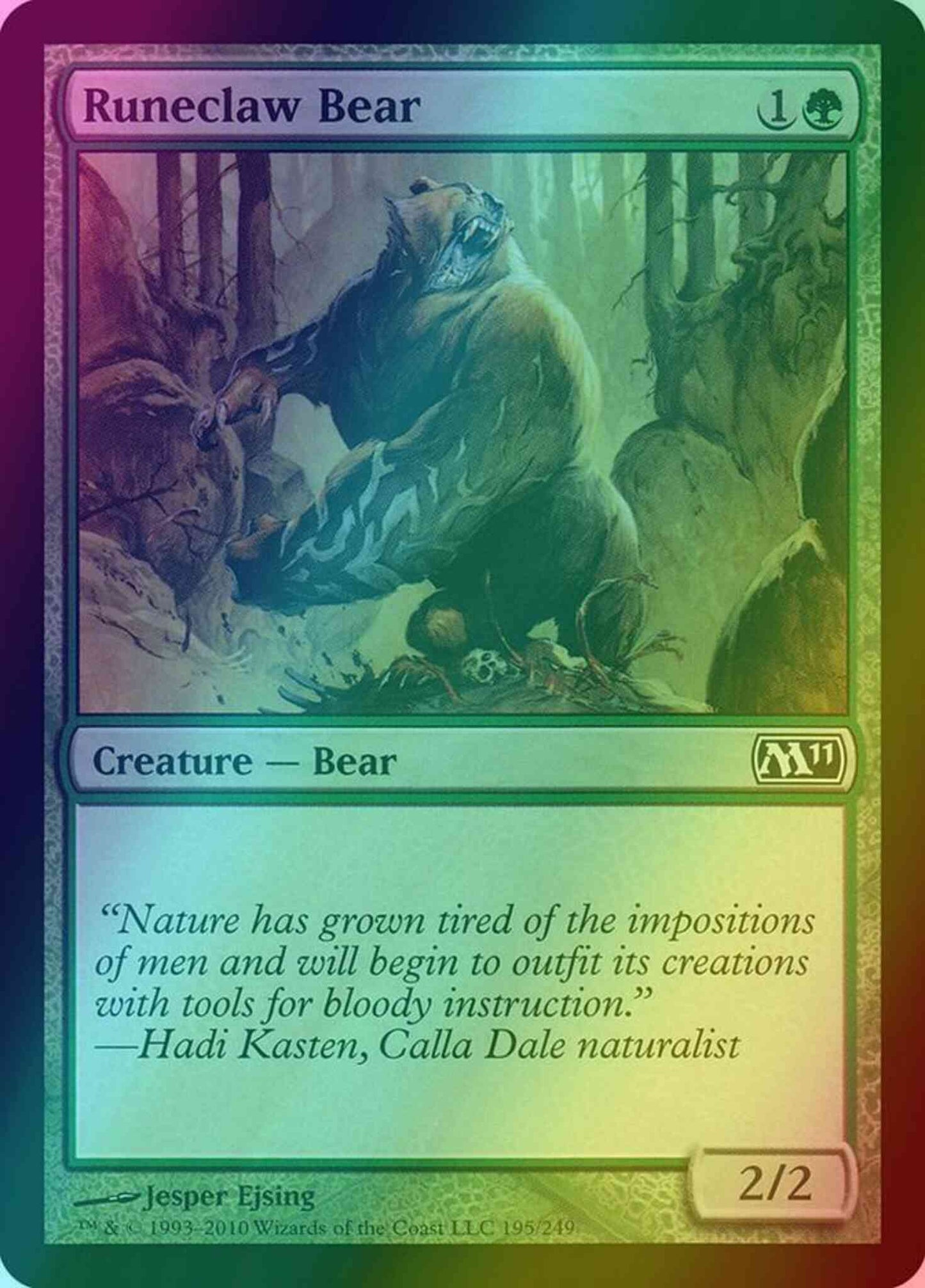 Runeclaw Bear [195] [Magic 2011] [Foil]