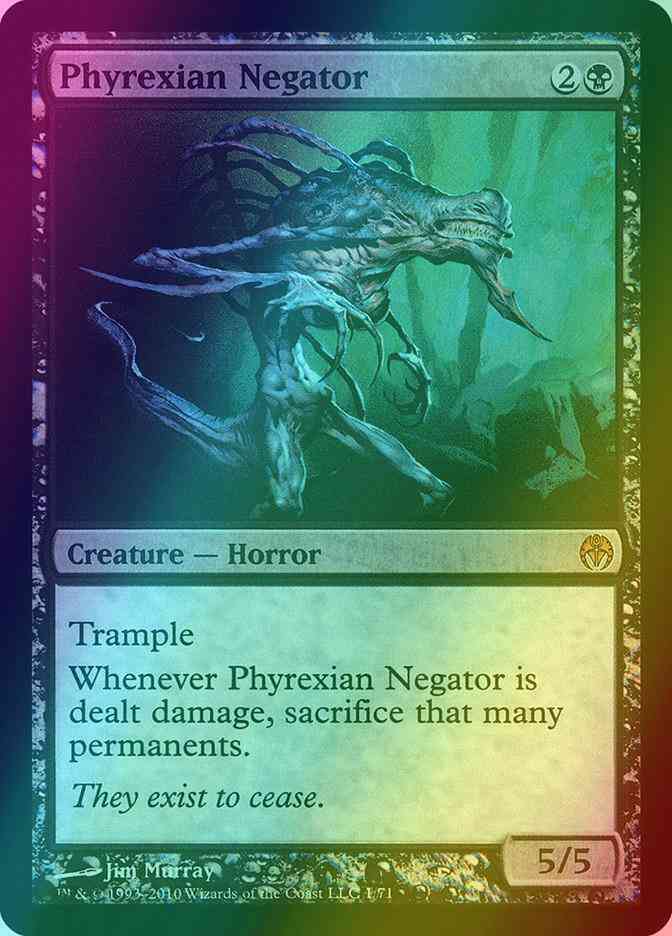 Phyrexian Negator [1] [Duel Decks Phyrexia vs the Coalition] [Foil]