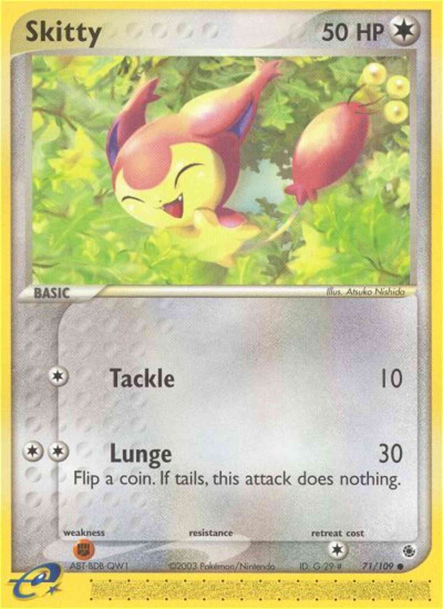 Skitty - 71/109 - Common [ex1-71] [Non-Holo]