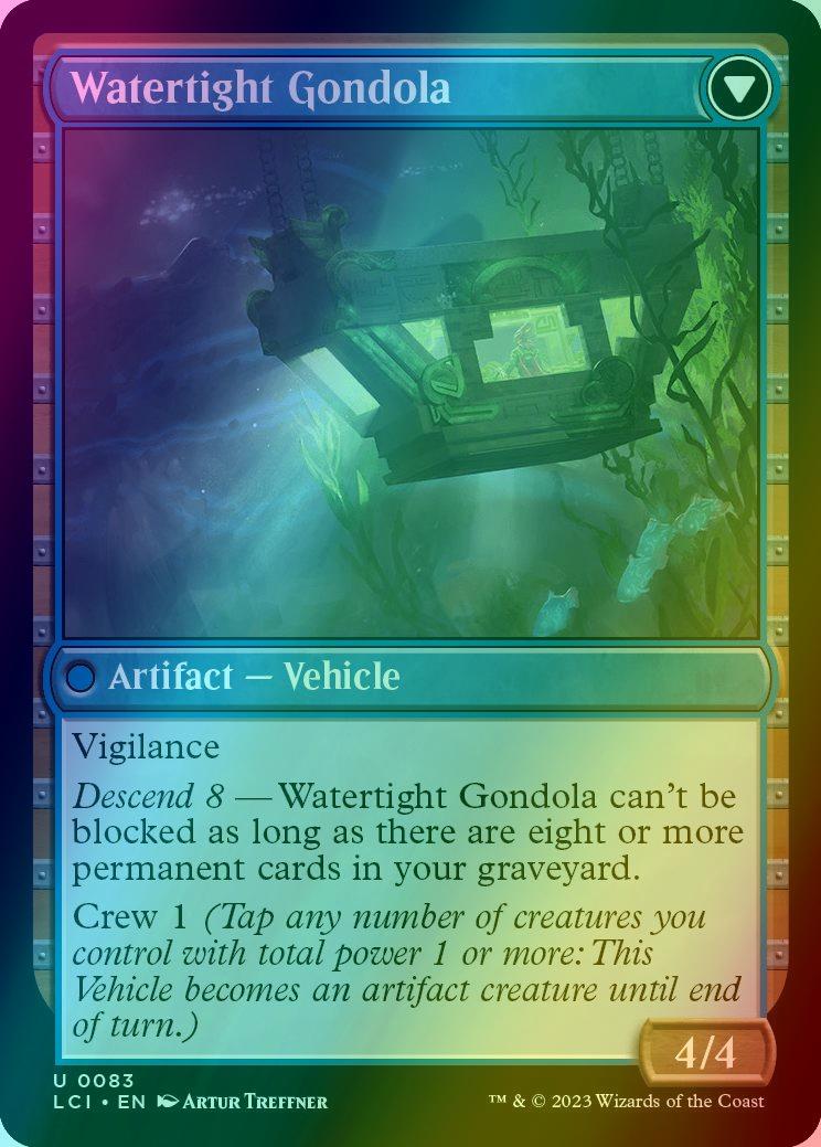 Waterlogged Hulk // Watertight Gondola [83] [The Lost Caverns of Ixalan] [Foil]