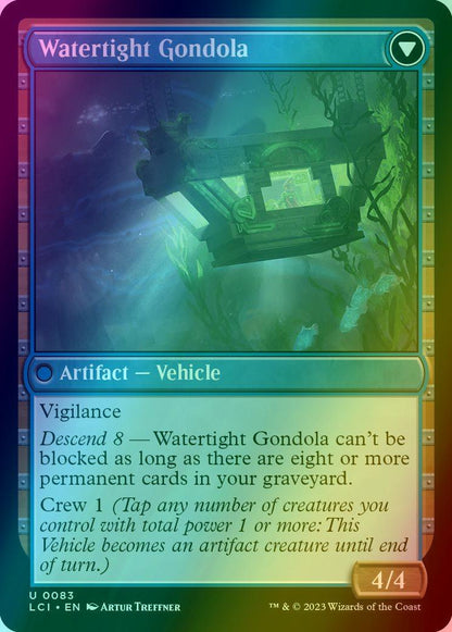 Waterlogged Hulk // Watertight Gondola [83] [The Lost Caverns of Ixalan] [Foil]