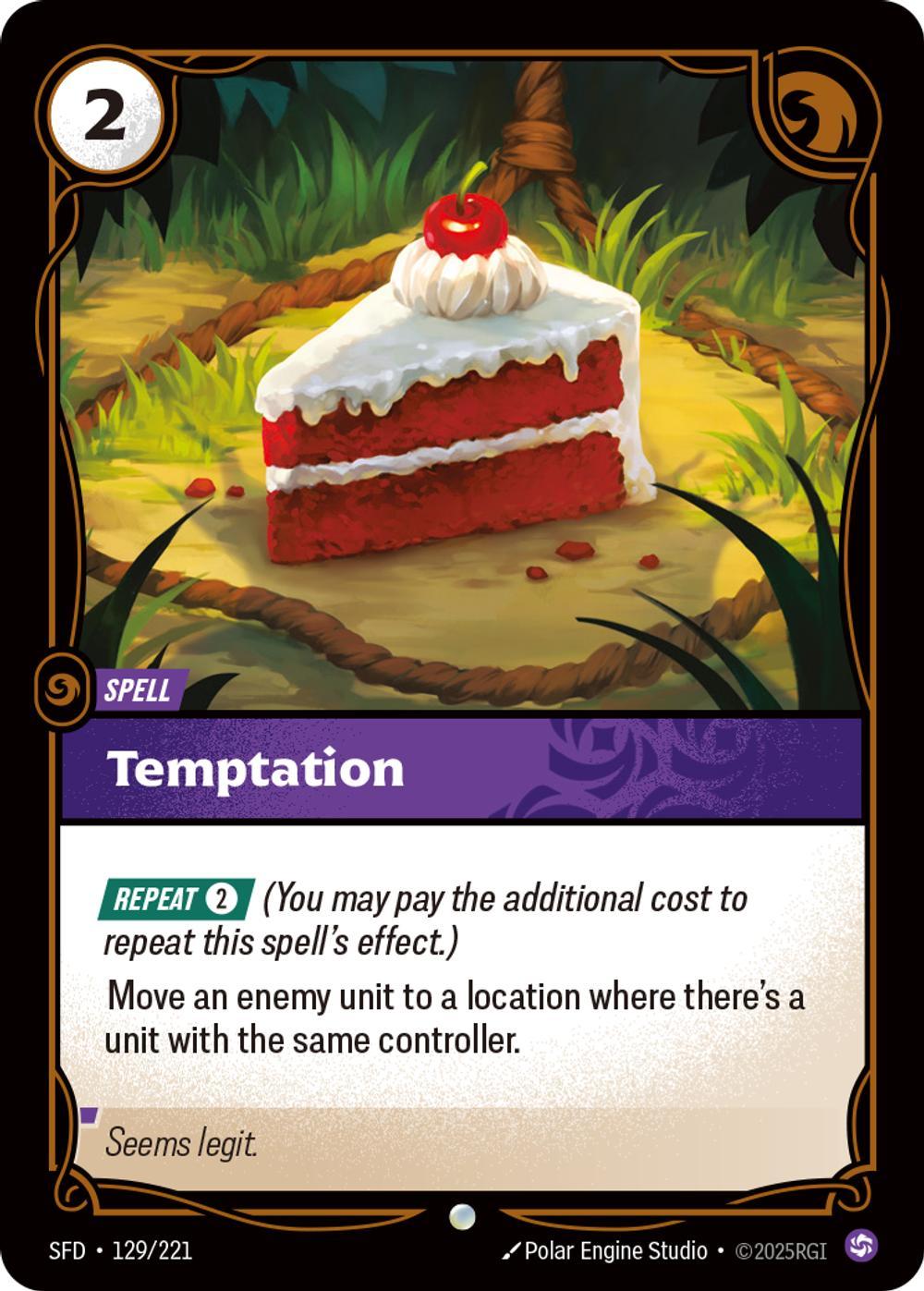 Temptation - 129/221 [Spiritforged] [Non-Foil]