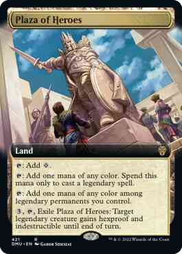 Plaza of Heroes [421] [Extended Art] [Dominaria United] [Non-Foil]