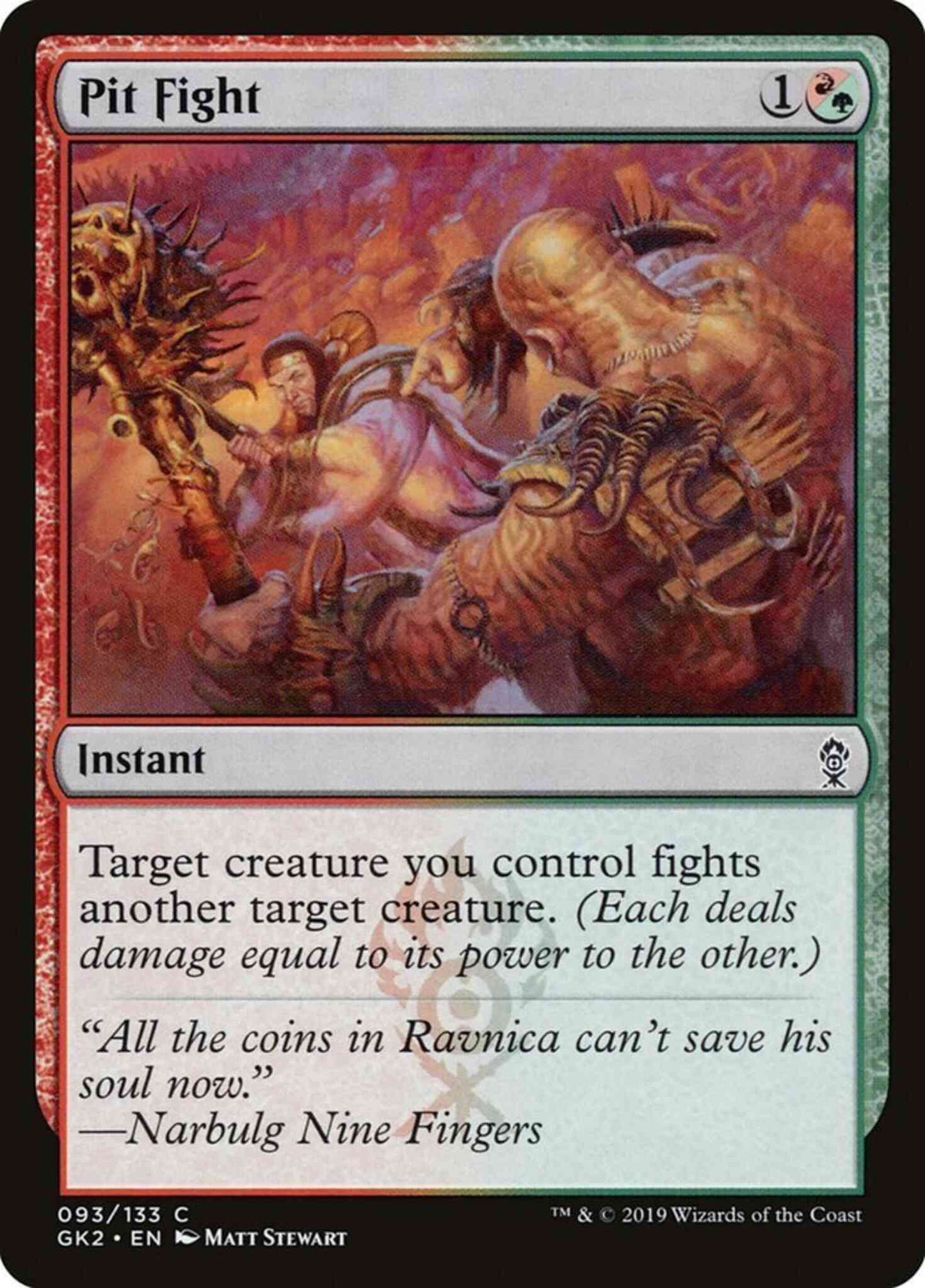 Pit Fight [93] [RNA Guild Kit] [Non-Foil]