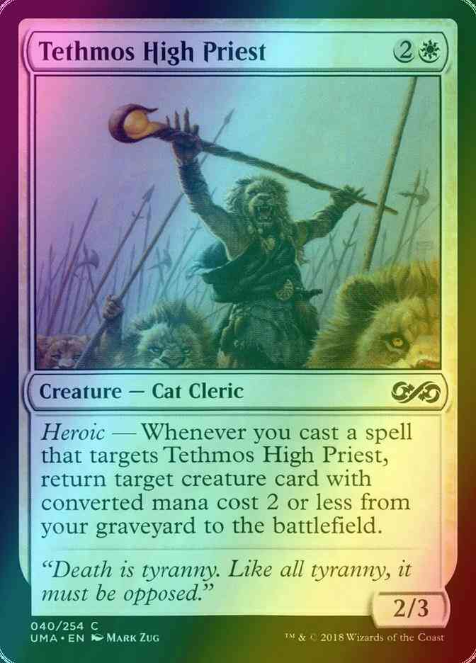 Tethmos High Priest [40] [Ultimate Masters] [Foil]