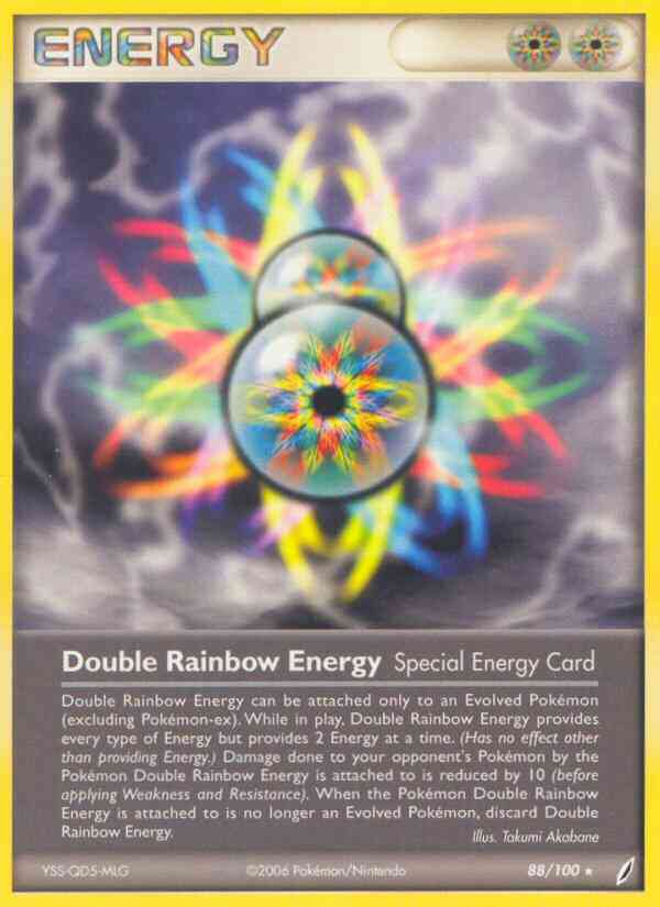 Double Rainbow Energy - 88/100 - Rare [ex14-88] [Reverse Holo]