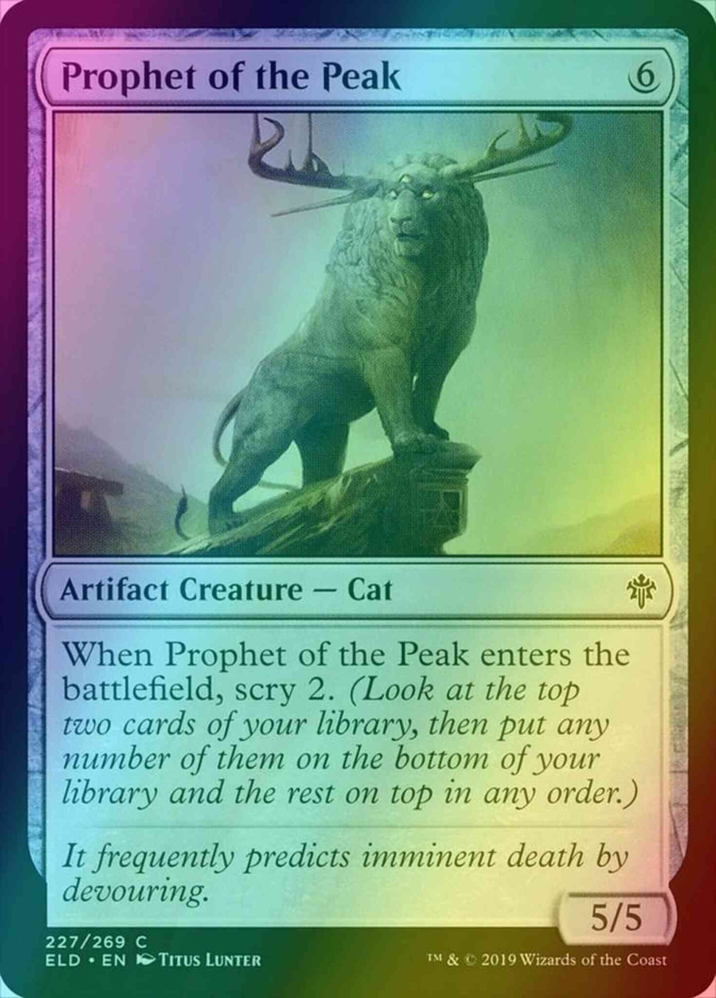 Prophet of the Peak [227] [Throne of Eldraine] [Foil]