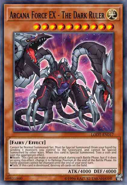 Arcana Force EX - The Dark Ruler - SP13-EN043 - Starfoil Rare - 1st Edition