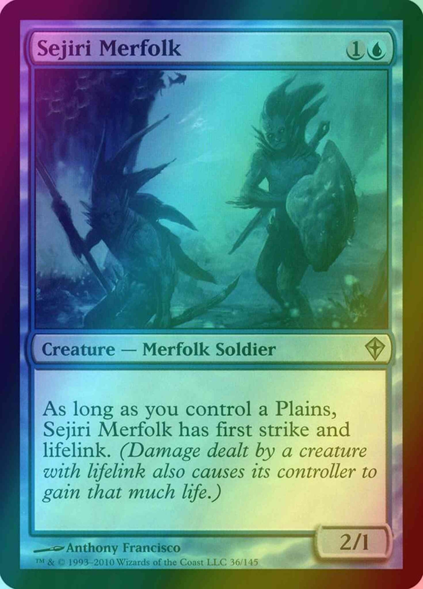 Sejiri Merfolk [36] [Worldwake] [Foil]
