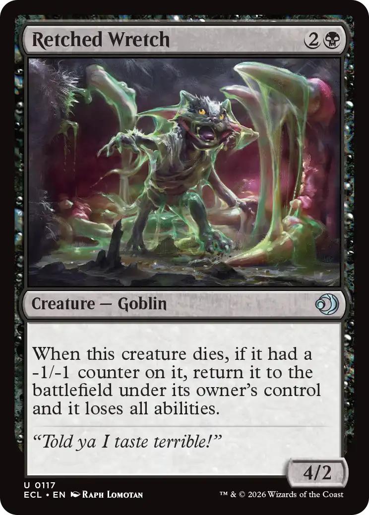 Retched Wretch [117] [Lorwyn Eclipsed] [Non-Foil]